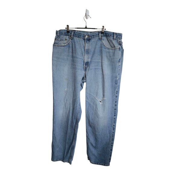 VINTAGE Levi's Jeans Men 42x32 Blue Relax Fit Straight Leg Rancher Western Work